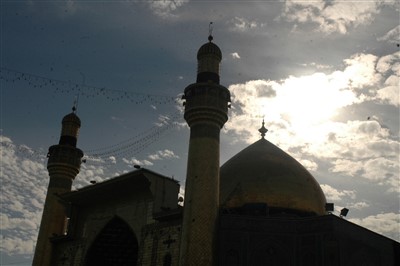 گنبد  و حرم مطهر حضرت علی علیه السلام